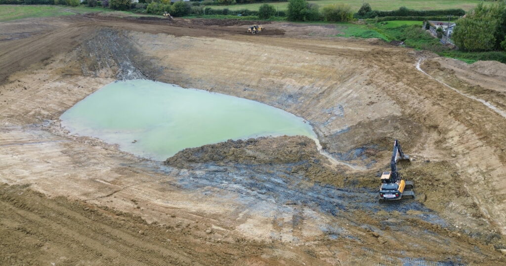 Clock House Farm Reservoir Construction