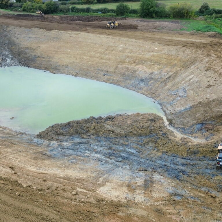 Clock House Farm Reservoir Construction